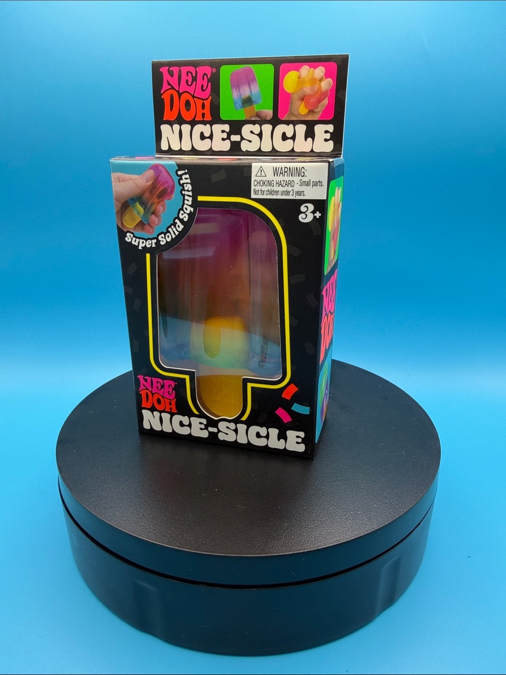 Needoh Nice-Sicle Rainbow Popsicle Squishy Toy - Multicolor
